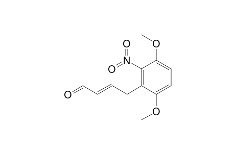 (E)-4-(3,6-Dimethoxy-2-nitro-phenyl)-but-2-enal