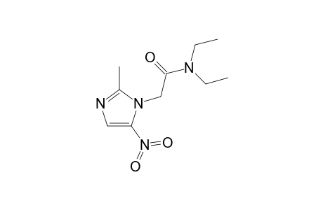 1H-Imidazole-1-acetamide, N,N-diethyl-2-methyl-5-nitro-