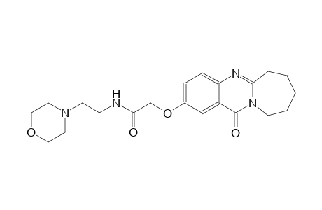 acetamide, 2-[(6,7,8,9,10,12-hexahydro-12-oxoazepino[2,1-b]quinazolin-2-yl)oxy]-N-[2-(4-morpholinyl)ethyl]-
