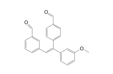 (E)-1-(2-m-Methoxyphenyl-2-(m-formylphenylvinyl)-4-formylbenzene