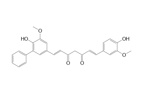 1,7-bis(5'-Phenyl-4'-hydroxy-3'-methoxyphenyl)-1,6-heptadiene-3,5-dione
