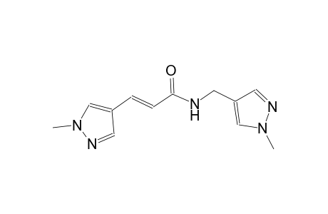 (2E)-3-(1-methyl-1H-pyrazol-4-yl)-N-[(1-methyl-1H-pyrazol-4-yl)methyl]-2-propenamide