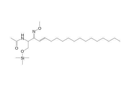 Monotrimethylsilyl N-acetyl-3-ketosphingenine methoxime