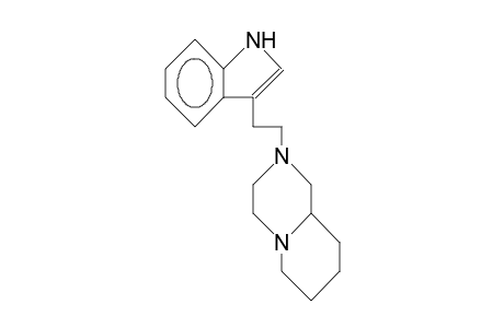 2-(2-<3-Indolyl>-ethyl)-2,3,4,6,7,8,9,9a-octahydro-1H-pyrido(1,2-A)pyrazine