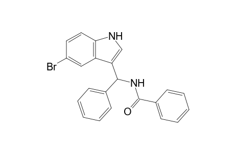N-[(5-Bromo1H-indol-3-yl)(phenyl)methyl]benzamide