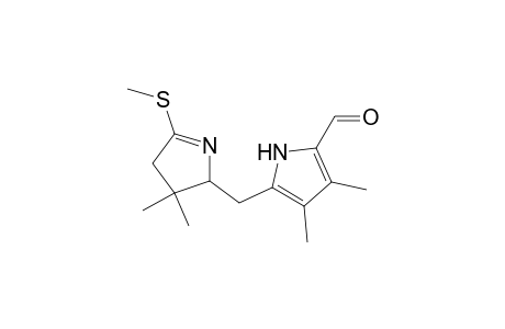 1H-Pyrrole-2-carboxaldehyde, 5-[[3,4-dihydro-3,3-dimethyl-5-(methylthio)-2H-pyrrol-2-yl]methyl]-3,4-dimethyl-