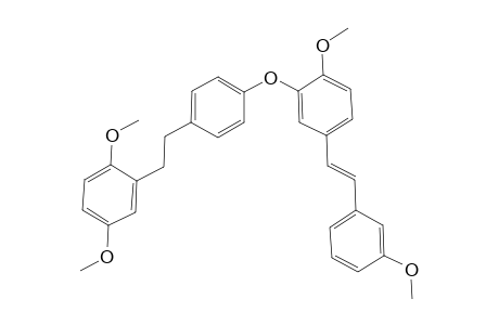 4-[2'-(2",5"-Dimethoxyphenyl)ethyl]-2'-methoxy-5'-[2"'-(3-methoxyphenyl)ethenyl]-diphenyl Ether