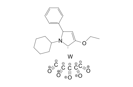 Pentacarbonyl[1-cyclohexyl-3-ethoxy-1,5-dihydro-5-phenyl-2H-pyrrol-2-ylidene]tungsten