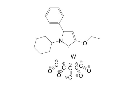 Pentacarbonyl[1-cyclohexyl-3-ethoxy-1,5-dihydro-5-phenyl-2H-pyrrol-2-ylidene]tungsten