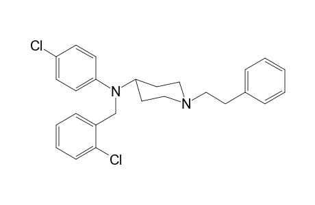 N-2-Chlorobenzyl-N-4-chlorophenyl-1-(2-phenylethyl)piperidin-4-amine