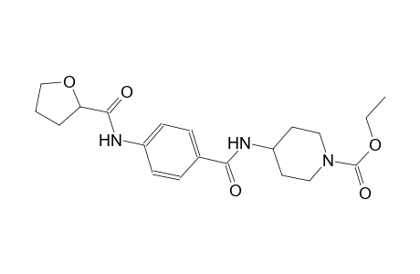 ethyl 4-({4-[(tetrahydro-2-furanylcarbonyl)amino]benzoyl}amino)-1-piperidinecarboxylate