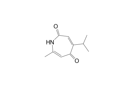1H-Azepine-2,5-dione, 4-isopropyl-7-methyl-