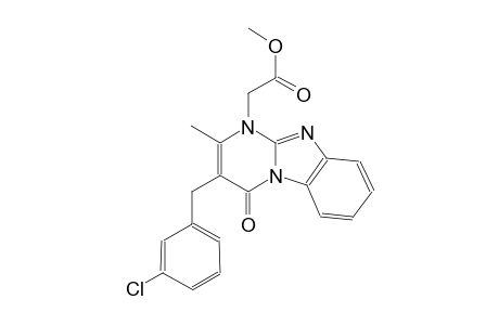 pyrimido[1,2-a]benzimidazole-1-acetic acid, 3-[(3-chlorophenyl)methyl]-1,4-dihydro-2-methyl-4-oxo-, methyl ester