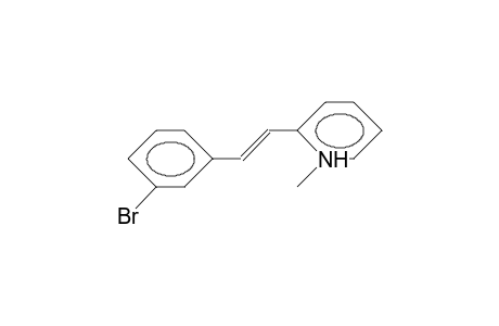 2-(3-Bromo-styryl)-N-methyl-pyridinium cation