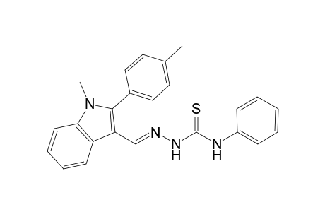 1-[(E)-[1-methyl-2-(4-methylphenyl)-3-indolyl]methylideneamino]-3-phenylthiourea