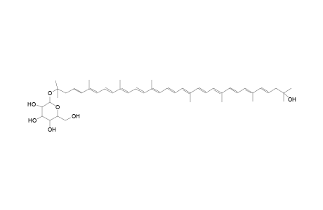 1'-( .beta.-Glucopyranosyloxy)-di-O-demethylspirilloxanthin