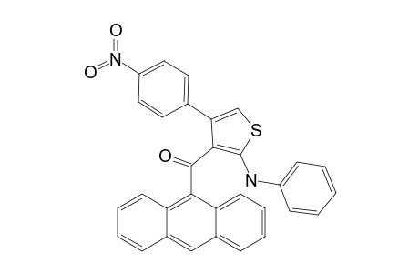 2-ANILINO-3-(9-ANTHRACENOYL)-4-(4-NITROPHENYL)-THIOPHENE