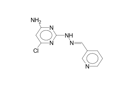 2-benzylidenehydrazino-4-chloro-6-aminopyrimidine