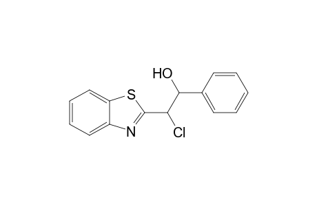 2-(2-Benzothiazolyl)-2-chloro-1-phenylethanol