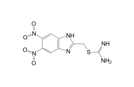 (5,6-dinitro-1H-benzimidazol-2-yl)methyl imidothiocarbamate