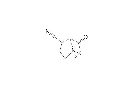 4-keto-8-methyl-8-azabicyclo[3.2.1]oct-2-ene-6-carbonitrile