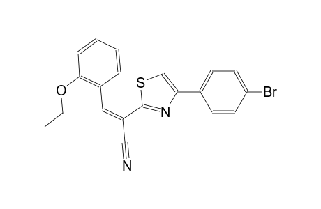 2-thiazoleacetonitrile, 4-(4-bromophenyl)-alpha-[(2-ethoxyphenyl)methylene]-