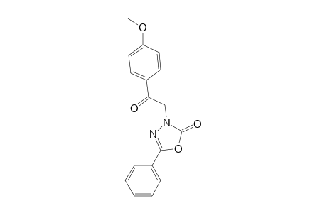 3-[2-(4-Methoxyphenyl)-2-oxoethyl]-5-phenyl-1,3,4-oxadiazol-2(3H)-one