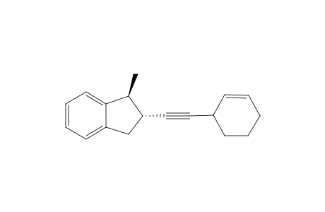 (1S,2R)-2-Cyclohex-2-enylethynyl-1-methyl-indan