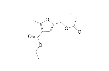 ethyl 2-methyl-5-[(propionyloxy)methyl]-3-furoate