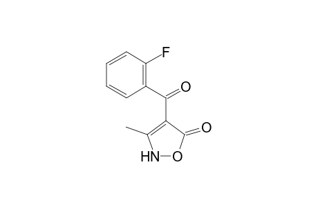 4-(2-fluorobenzoyl)-3-methylisoxazol-5-one