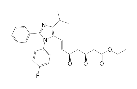 Ethyl 7-[1-(4-fluorophenyl)-4-isopropyl-2-phenyl-1H-imidazol-5-yl]-3,5-dihydroxy-trans-6-heptenoate