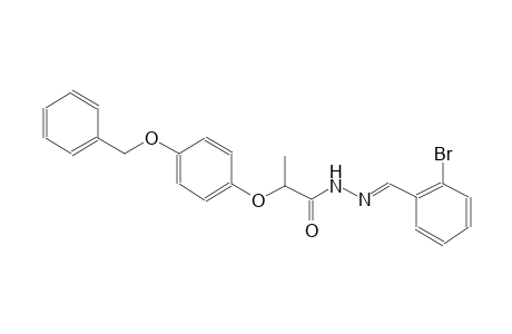 2-[4-(benzyloxy)phenoxy]-N'-[(E)-(2-bromophenyl)methylidene]propanohydrazide