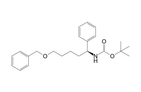 N-[(1S)-1-phenyl-5-phenylmethoxypentyl]carbamic acid tert-butyl ester