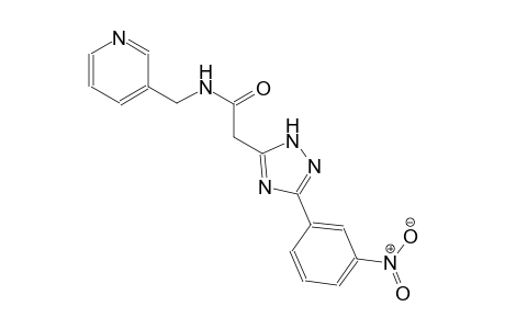 1H-1,2,4-triazole-5-acetamide, 3-(3-nitrophenyl)-N-(3-pyridinylmethyl)-