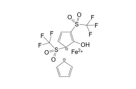 2,5-Bis(trifluoromethylsulfonyl)ferrocenol