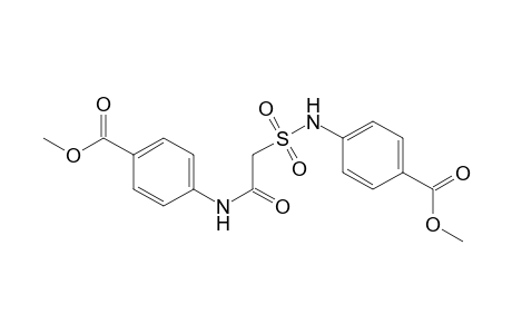 Benzoic acid, 4-[[[2-[[4-(methoxycarbonyl)phenyl]amino]-2-oxoethyl]sulfonyl]amino]-, methyl ester