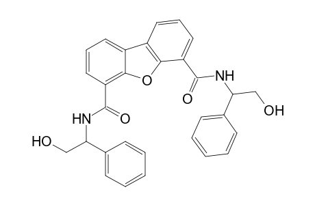 Dibenzofuran-4,6-dicarboxylic acid bis(2-hydroxy-1-phenylethyl)amide