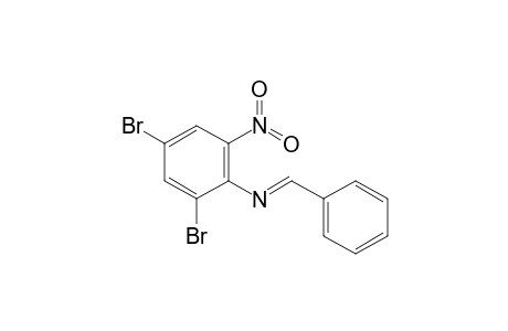 2,4-Dibromo-6-nitro-N-[(E)-phenylmethylidene]aniline