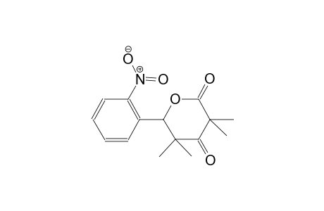 2H-pyran-2,4(3H)-dione, dihydro-3,3,5,5-tetramethyl-6-(2-nitrophenyl)-