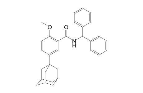 5-(adamantan-1-yl)-N-(diphenylmethyl)-2-methoxybenzamide