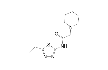 N-(5-ethyl-1,3,4-thiadiazol-2-yl)-2-(1-piperidinyl)acetamide