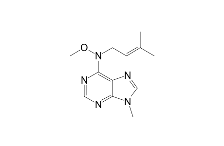 N-Methoxy-9-methyl-N-(3'-methyl-2'-butenyl)-9H-purin-6-amine