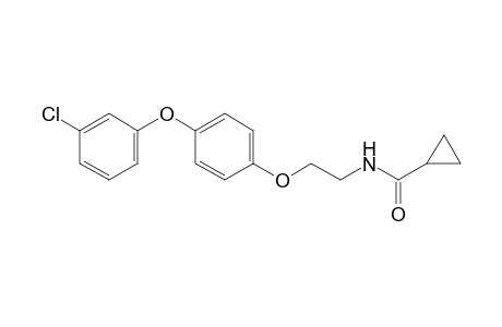 Cyclopropanecarboxamide, N-[2-[4-(3-chlorophenoxy)phenoxy]ethyl]-