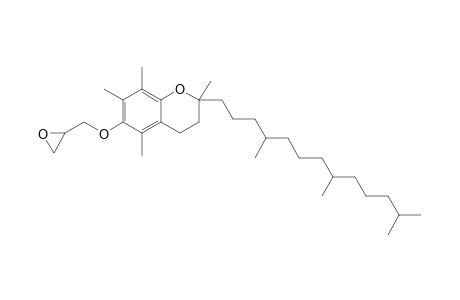 3,4-DIHYDRO-2,5,7,8-TETRAMETHYL-6-(OXIRANYLMETHOXY)-2-(4,8,12-TRIMETHYLTRIDECYL)-2-H-1-BENZOPYRAN