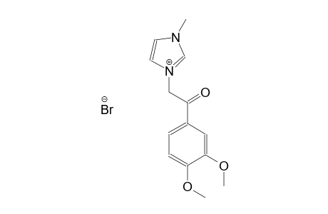 3-[2-(3,4-dimethoxyphenyl)-2-oxoethyl]-1-methyl-1H-imidazol-3-ium bromide