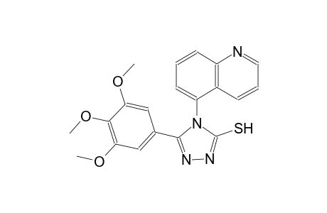 4H-1,2,4-triazole-3-thiol, 4-(5-quinolinyl)-5-(3,4,5-trimethoxyphenyl)-