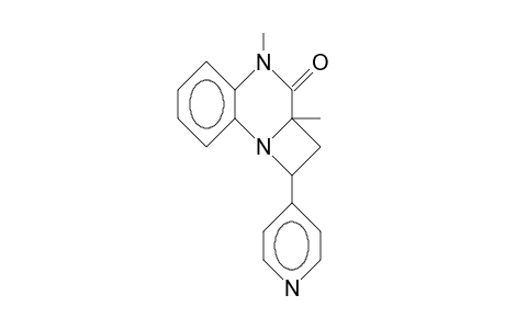 1a,9-Dimethyl-3-(4-pyridyl)-azetidino(C)quinoxalin-1-one