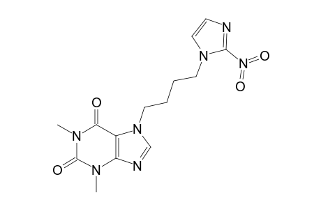 7-[4-(2-Nitroimidazol-1-yl)butyl]theophylline [3,7-Dihydro-1,3-dimethyl-7-[4-(2-nitroimidazol-1-yl)butyl]-1H-purine-2,6-dione