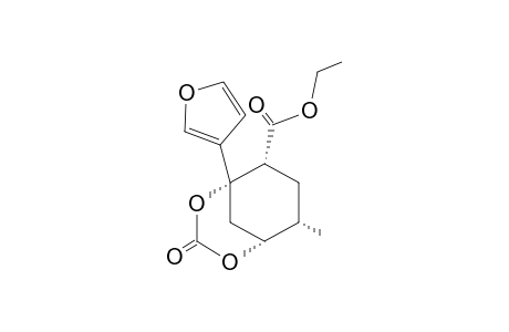 (1R,5S,6R,8S)-5-Furan-3-yl-8-methyl-3-oxo-2,4-dioxa-bicyclo[3.3.1]nonane-6-carboxylic acid ethyl ester