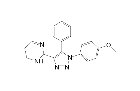 1-(p-Methoxyphenyl)-4-(2-tetrahydropyrimidinyl)-5-phenyl-1,2,3-triazole